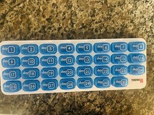 31 Day Monthly Pill Organizer Medication Pod Compartment Planner Box Travel Case