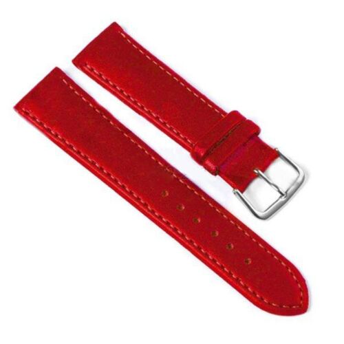 Fashion Faux Leather Watch Band Replacement Strap Buckle Holes Belt 10-24mm - Picture 5 of 18