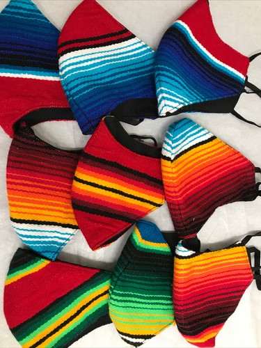 2 Pack Sarape’s Fabric Handmade Face Masks!!! - Picture 4 of 4
