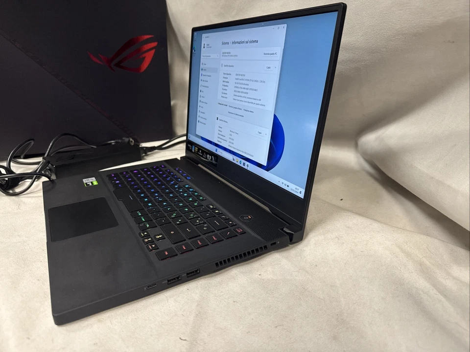 ASUS NOTEBOOK ROG ZEPHYRUS M15 I7-10750H 2,60GHz 16GB/512GB SSD GTX1660Ti-6GBD - Immagine 4 di 4