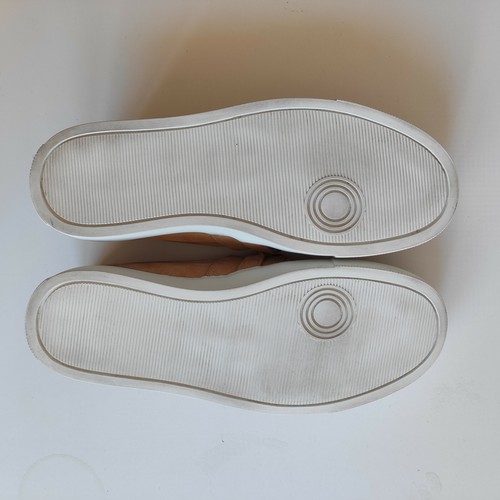 Henderson Baracco Moccasins Loafers Suede US 8 EU 38,5 Camel Golden Chain Italy - Picture 9 of 12