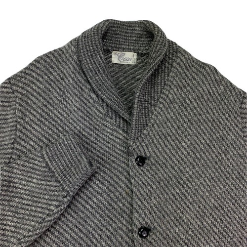 Vintage Shetland Wool Cardigan Sweater Womens XL M