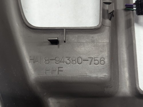 1993 ISUZU RODEO SHIFT SHIFTER BEZEL WITH TRACTION CONTROL WINTER SWITCH OEM 93 - Bild 11 von 16