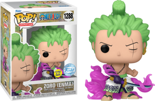 Figurine One Piece - Zoro with Enma GITD Special Edition Pop 10cm - Picture 1 of 1