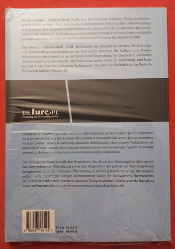 Tuora-Schwierskott, Polnisches und deutsches STAATSANGEHÖRIGKEITSGESETZ - Bild 2 von 2