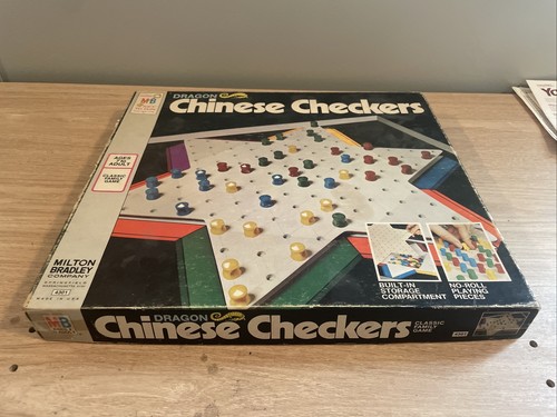 Vintage 1973 Milton Bradley Dragon Chinese Checkers Board Game Complete - Picture 2 of 8