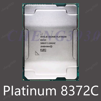 Intel Xeon Platinum 8372C 3.2ghz 28 cores 56 threads lga4189 CPU processor