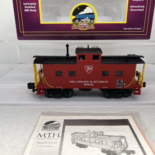 MTH Premier 20-91032 Delaware & Hudson Steel Caboose #35802 O New D&H - Picture 2 of 13