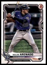 2021 Bowman #91 Nolan Arenado
