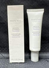 Mary Kay Medium Coverage Foundation Ivory/Ivoire 202 Gray Cap 356800 NIB
