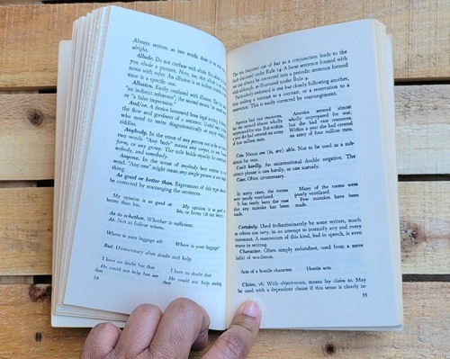 DIE ELEMENTE DES STILS VINTAGE 1963 BUCH VON WILLIAM STRUNK, JR. & E.B. WEISS - Bild 11 von 13