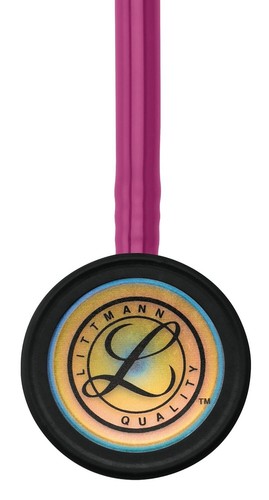 3M Littmann Classic III Monitoring Stethoscope, Raspberry Rainbow, 5806 - Picture 2 of 3