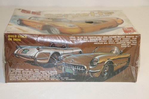 Kit modelo AMT T 287 Kit 55 Corvette Build Stock or Drag 1:25 embalaje original sin abrir - Imagen 3 de 6