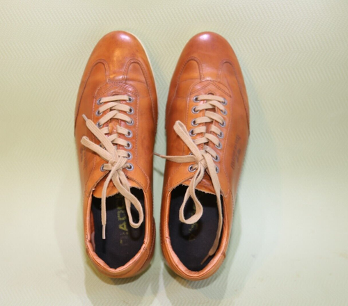Cycleur De Luxe Sneaker Leder Schuhe, Freizeitschuhe. Braun-Cognac. Gr.42. Gute. - Bild 7 von 14