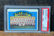 1972 Topps #688 CARDINALS TEAM St. Louis Cardinals PSA 9 (OC)