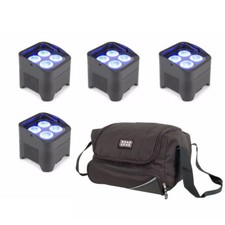 BeamZ BBP94 Akku Uplighting Set 4