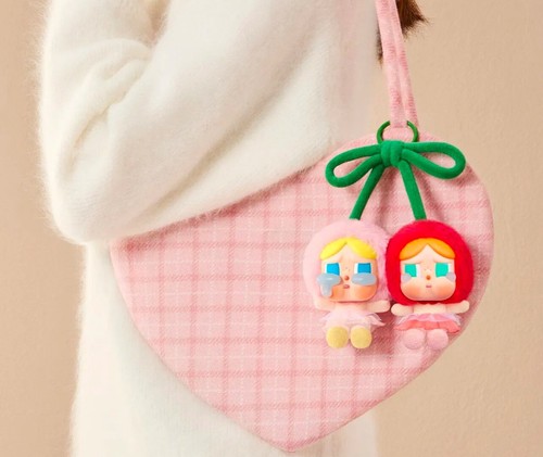 CRYBABY Crying For Love Series-Vinyl Plush Hanging Card (Love You Cherry Much) - Picture 3 of 4