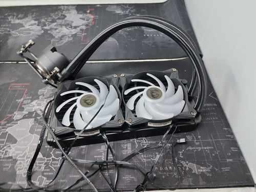 MSI MAG CORELIQUID 240R V2 AIO ARGB CPU LIQUID COOLER - BLACK Intel Cpu Only - Picture 5 of 6