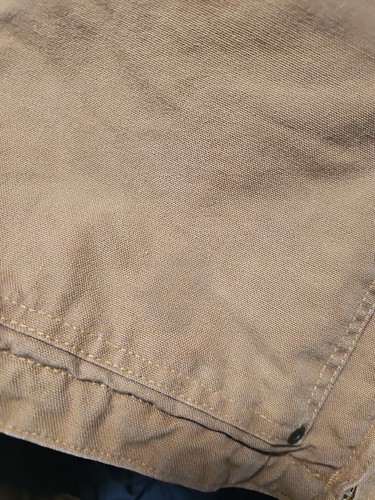 Carhartt Jacke Herren Gr. S Braun Duck Quilted Insulated Thermal Washed 378-51  - Bild 7 von 8