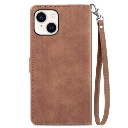 For iPhone 16 16e 15 14 13 12 11 Pro Max Plus Wallet Case Shockproof Flip Cover - Picture 30 of 69