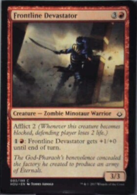 Frontline Devastator - Hour of Devastation: #93, Magic: The Gathering Nm R116