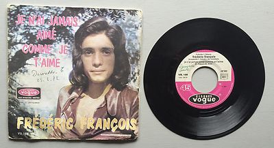 Ref435 Vinyl 45 Türme Frederic François Ich habe nie geliebt, wie ich dich liebe