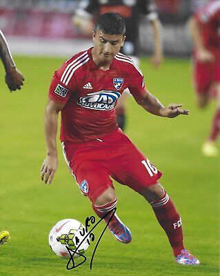 Mauro Diaz Signed 8x10 Photo COA Proof Soccer FC Dallas Argentine Autographed Mauro Diaz Signed 8x10 Photo COA Proof Soccer FC Dallas Argentine Autographed