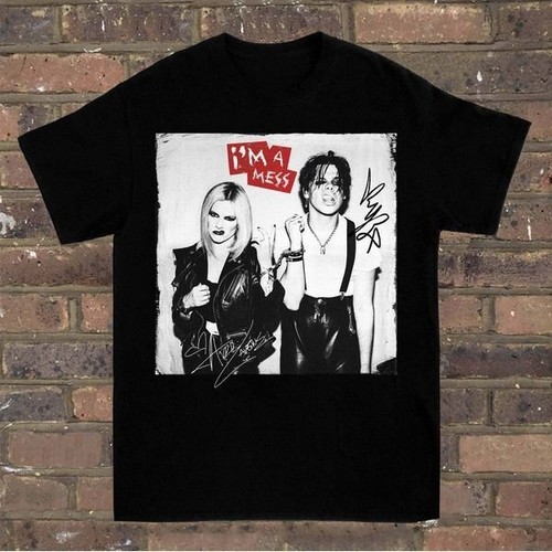 Avril Lavigne Yungblud I'm A Mess T-Shirt IM021 - Free Shipping - Picture 1 of 4