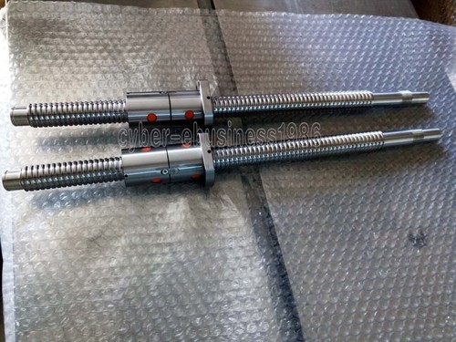 2 set DFU2005--700mm Anti-backlashed Ballscrew & BF15/BK15 Machine End  - Foto 1 di 3