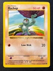 Machop 52/102 Shadowless Base Set  - Pokemon Card WOTC G Pack Fresh