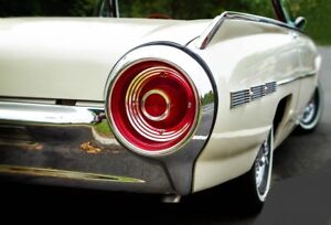 1960s-Tbird-Thunderbird-Ford-Sport-Car-1-Rare-Vintage-Carousel-White-Model-18