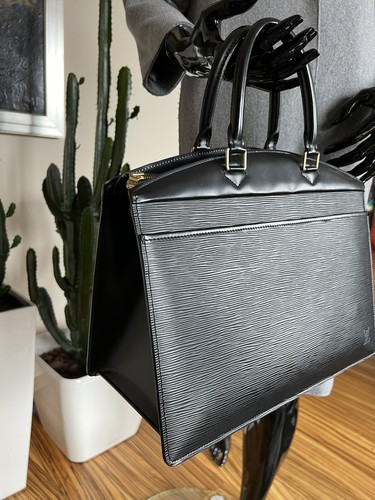LOUIS VUITTON Riviera Handtasche aus schwarz EPI Leder Vintage 22 Jahre Alt - Bild 2 von 24
