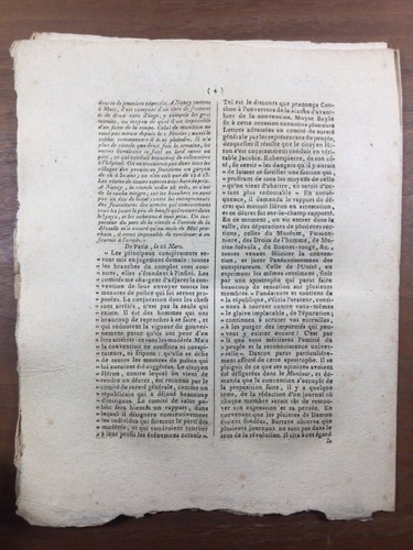 Gazzetta Di Liegi 1794 Descorches Russia E Turchia Lussemburgo Danton Mazuel - Foto 16 di 16
