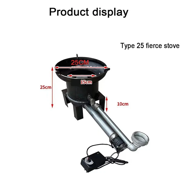 Horno de calefacción de aceite residual soplador hogar cobertizo granja calefacción caldera horno de combustión Foto 3 de 4