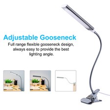 3 Mode 48 LED Flexible Reading Dimming Night Light USB Clip-on Table Desk Lamp