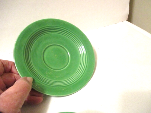 Homer Laughlin Fiesta Green Cup and Saucer - Picture 2 of 7