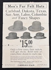 Vintage 1920's CORNELIUS STACK Brochure Catalog Advertising Mailer New York City
