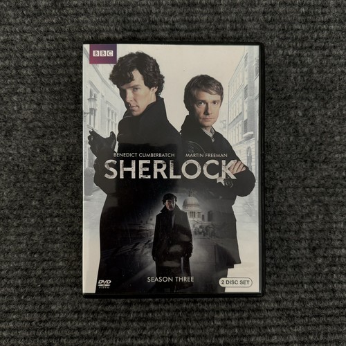 Sherlock: Season 3 (2014) DVD 2 Disc Set (Benedict Cumberbatch, Martin Freeman) - Picture 1 of 4