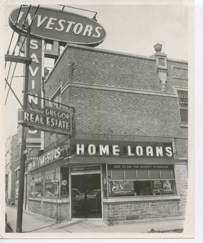 OEE803 PRESS PHOTO 1954 CHICAGO IL 4200 LAWRENCE AVE @ KEELER INVESTORS BANK - Picture 1 of 2