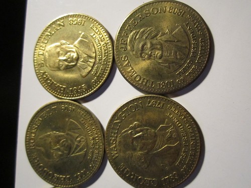 LOT OF 8 PRESIDENTS COLLECTOR'S COINS BBA17A - Picture 3 of 5