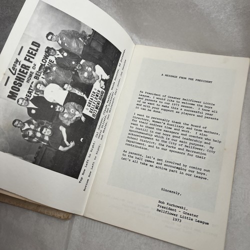 2 De colección 1973-74 Greater Bellflower, CA Programa de Béisbol de Pequeñas Ligas #D - Imagen 3 de 14