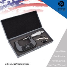 1-2" Precision Standard Outside Micrometer 0.0001" Carbide Tipped High Quality