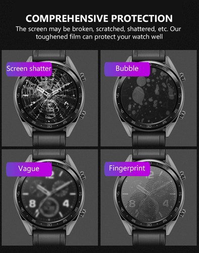 Twarda ochrona HD Watch Film Ekran 9H Szkło hartowane do Huawei Samsung DW - Zdjęcie 3 z 32