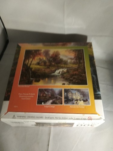 Thomas Kinkade 3 D Effects Mountain Retreat 300 Pc. Puzzle 19x13in..Sealed - Picture 3 of 3