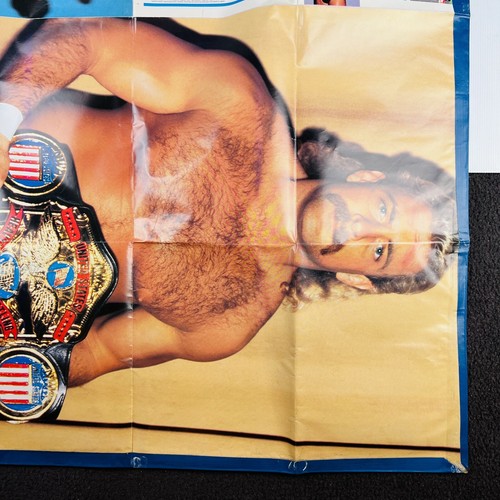 Hulk Hogan Vintage Poster 4 x 3ft RARE 1980 Wrestling WWF - Picture 8 of 8