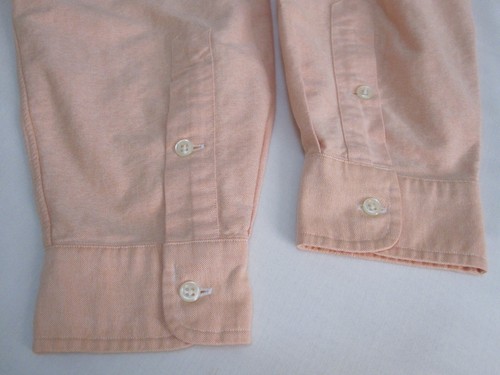 Vintage Ralph Lauren Big Shirt / The Big Oxford Polo Shirt (Peach | Large) - Picture 19 of 24