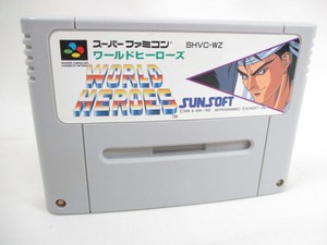 WORLD-HEROES-Super-Famicom-Nintendo-SNES-Free-Shipping-Hit-Japan-sfc
