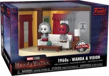 Marvel Studios Wanda Vision - Wanda & Vision Edición Especial de 1960 - Funko Mini