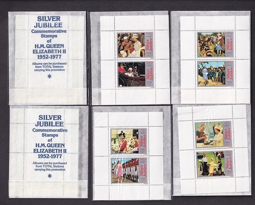 GB 1977 Silver Jubilee Total Oil private issues complete with fine booklet - Picture 3 of 4