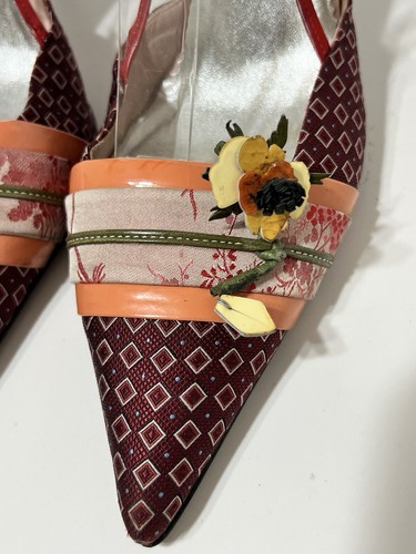 Tacones de cinturón Prada Obi rojos 37,5 de colección - Imagen 4 de 20